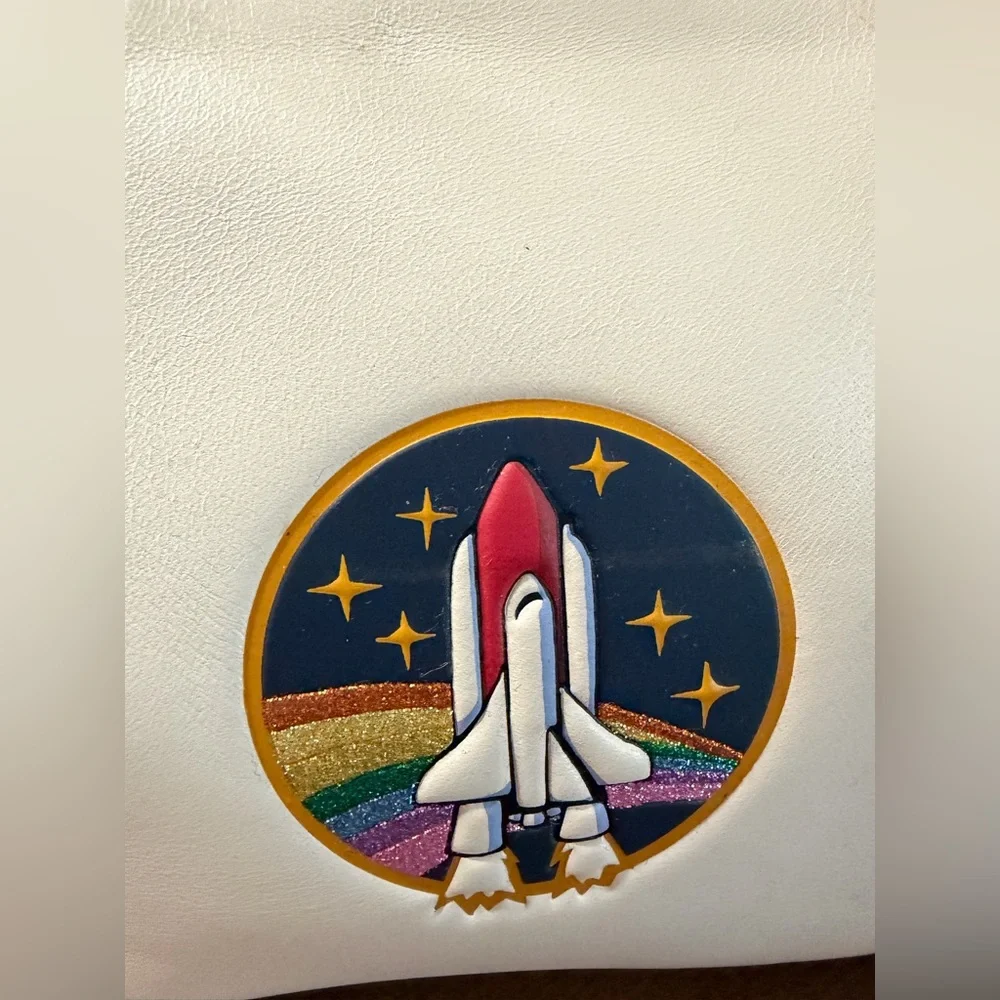 Coach X NASA 1941 Space Rocket Kisslock Frame Bag - Picture 12 of 13